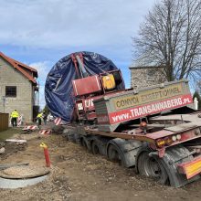 Nelaimė Veiviržėnuose: išvirto vėjo jėgainių dalys