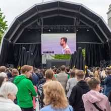 Nuotaikos Eurolygos fanų zonoje: užburia puiki atmosfera 