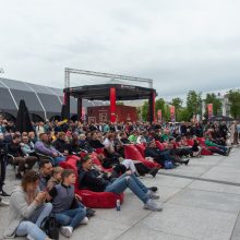 Nuotaikos Eurolygos fanų zonoje: užburia puiki atmosfera 