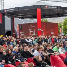 Nuotaikos Eurolygos fanų zonoje: užburia puiki atmosfera 