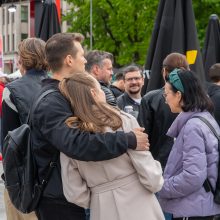 Nuotaikos Eurolygos fanų zonoje: užburia puiki atmosfera 