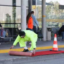 Žaismingas akibrokštas: Kauno oro uostas tampa „Fluxus“ oro uostu