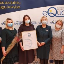 Trims Kauno socialinių paslaugų įstaigoms – naują kokybės standartą žymintis sertifikatas