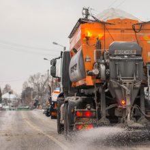 Kaunas žiemos iššūkiams pasiruošęs: išrikiuota technika, sandėliai užpildyti druskos atsargomis