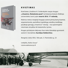 Kaune – G. Sviderskytės knygos „Lituanica. Nematoma pusė“ pristatymas