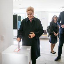 D. Grybauskaitė: balsavau už geriausią