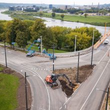 Pabaigtuvių nuotaikos: nuo rugsėjo 1-osios atnaujinamas eismas Pilies žiedu ir P. Vileišio tiltu