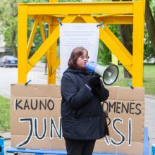 Kauno centre – bendruomenių pilietinio nepasitenkinimo akcija