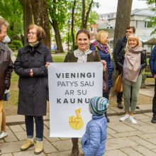 Kauno centre – bendruomenių pilietinio nepasitenkinimo akcija