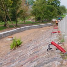 Žvilgsnis į rekonstruojamą Santakos parką: kokį vaizdą išvys popiežius?