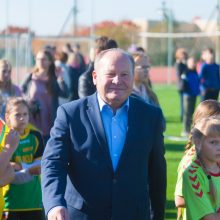 Vilkijos stadiono atidaryme – kraštietis A. Gudžius