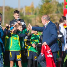 Vilkijos stadiono atidaryme – kraštietis A. Gudžius