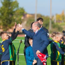 Vilkijos stadiono atidaryme – kraštietis A. Gudžius