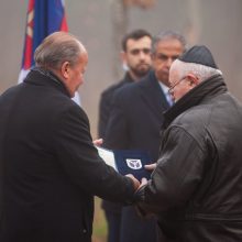 Vandžiogaloje atidarytas memorialas holokausto aukoms