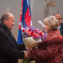 Vandžiogaloje atidarytas memorialas holokausto aukoms