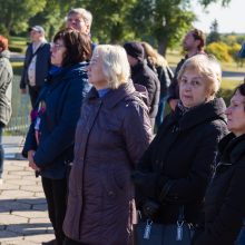 Lietuvos žydų genocido atminimo diena Kaune: kančių kelias nugrįstas akmenėliais