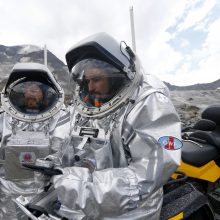 Skrydžiams į Marsą rengiamasi Austrijos Alpėse