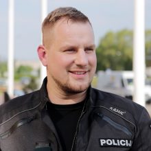 Priekaištai: kelių policininkų vadas M.Džermeika po darbo sulaukė miesto mero skambučio.