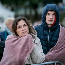 Minios žmonių suplūdo į Santaką, atvyko popiežius Pranciškus