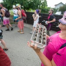 Šančių bendruomenė surengė pasipriešinimo naujai gatvei akciją