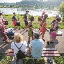 Šančių bendruomenė surengė pasipriešinimo naujai gatvei akciją