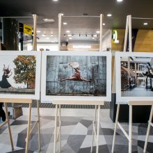 Švęsdami mokyklos jubiliejų šokėjų pedagogai virto modeliais