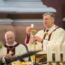 V.S. Vaičiūnas atšventė 50-ies metų kunigystės jubiliejų: aš jau gimiau su pašaukimu