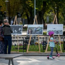 Vienybės aikštėje paminėtos 32-osios Baltijos kelio metinės