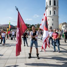 Opozicija įvertino per mitingą sustiprintą Seimo apsaugą: iki ko turėjome nusiristi