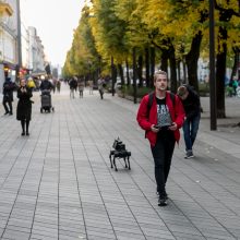 Laisvės alėjoje – pažintis su keturkoju robotu