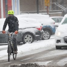 Čikagoje smarkiai sningant atšaukta daugiau kaip 900 skrydžių