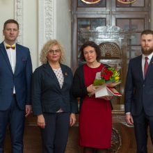 Kauno rotušėje pagerbti miestui nusipelnę žmonės