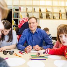 Prezidentūroje vyko velykinės edukacinės dirbtuvės