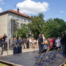 Vilniuje atidengta YIVO instituto atminimo lenta