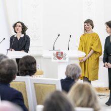 Į Nacionalinių kultūros ir meno premijų ceremoniją neįleista viena laureačių