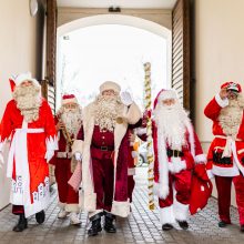 Vilniuje – pirmasis Baltijos šalių Kalėdų Senelių sąskrydis