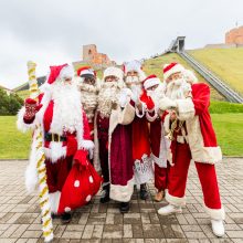 Vilniuje – pirmasis Baltijos šalių Kalėdų Senelių sąskrydis