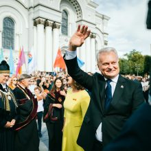 G. Nausėda Kauno universitetų mokslo šventėje linkėjo siekti bendrojo gėrio