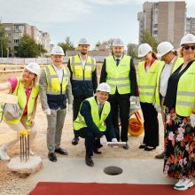 Vilniaus Pilaitės mikrorajone pradedamos naujo vaikų darželio su baseinu statybos