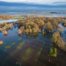 Potvynis Vakarų Lietuvoje slūgsta, trikdžių dar išlieka Klaipėdos rajone