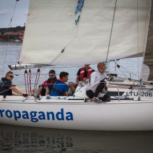 Jachtos „Cool Water“ įgula apgynė Kuršių marių regatos čempionės vardą