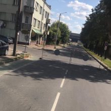 Kauniečiai įspėja: miesto centre uždaryta gatvė
