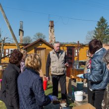 Tauragės rajone sudegė klebonijos pastato stogas