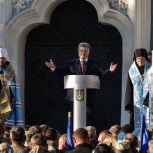 Ukrainos prezidentas: Rusijos Ortodoksų Bažnyčia žengia į saviizoliaciją