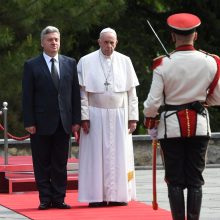 Šiaurės Makedonijoje popiežius ragina Balkanus priimti įvairovę 