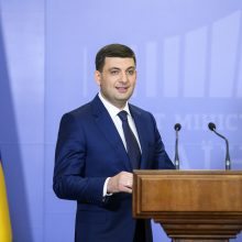 Ukrainos premjeras paskelbė apie savo atsistatydinimą