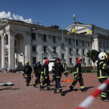 Per Rusijos smūgį Černihive žuvo septyni žmonės, 110 sužeisti