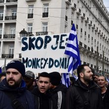 Tūkstančiai graikų protestuoja prieš kompromisą dėl Makedonijos pavadinimo