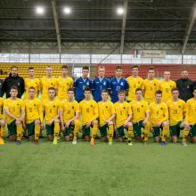 Lietuvos U-18 futbolo rinktinė pradės kovą turnyre Minske
