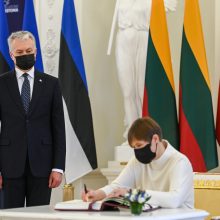 G. Nausėda: Lietuva ir Estija su nerimu stebi padėtį Rusijoje ir Baltarusijoje